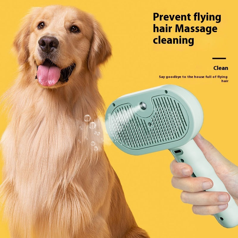 Water Mist Grooming Brush for Cats & Dogs