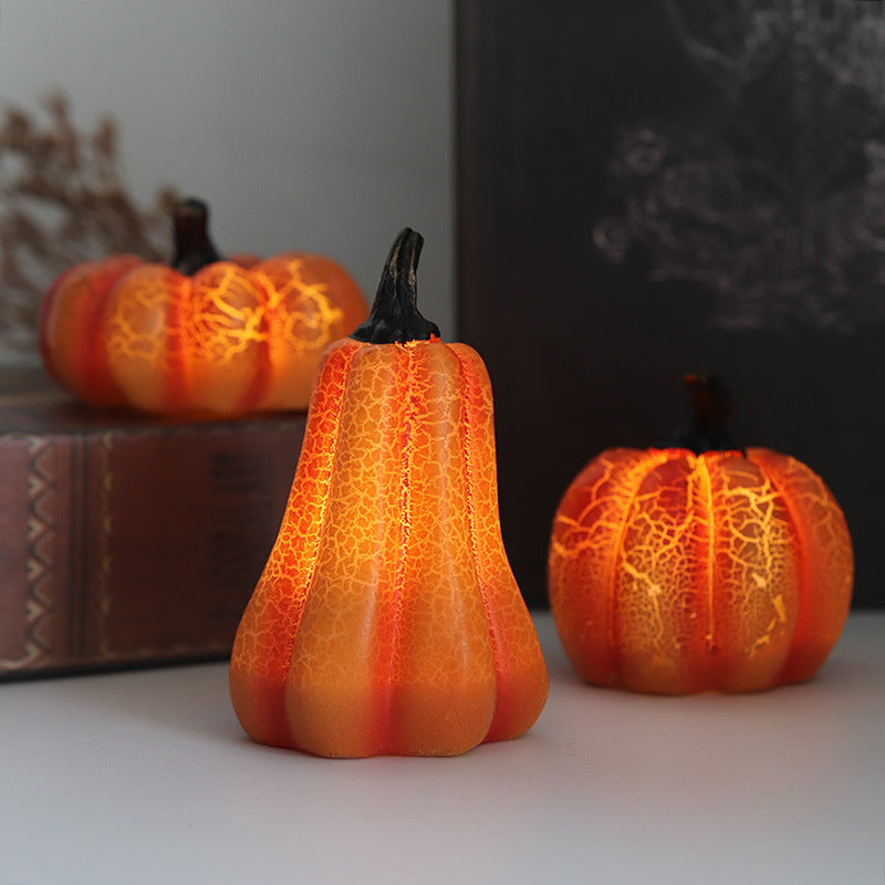 LED Pumpkin Candle Halloween Decoration