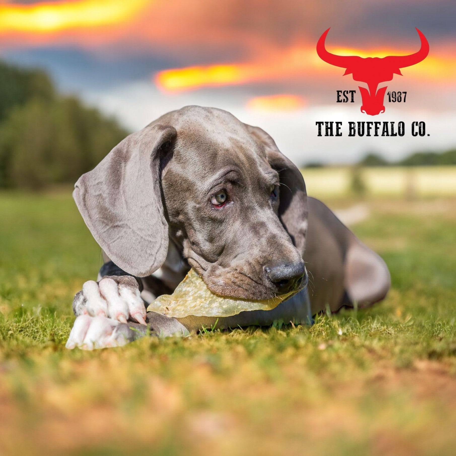 Natural Buffalo Ears for Dogs – 10, 20 or 50 Pack