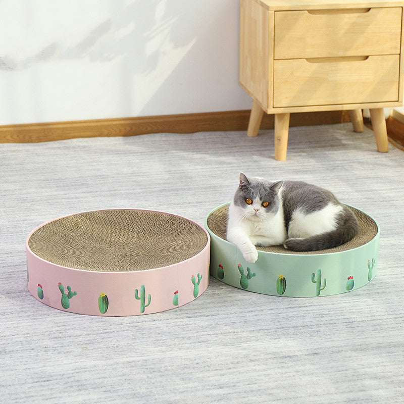 Round Cat Scratch Board & Lounger