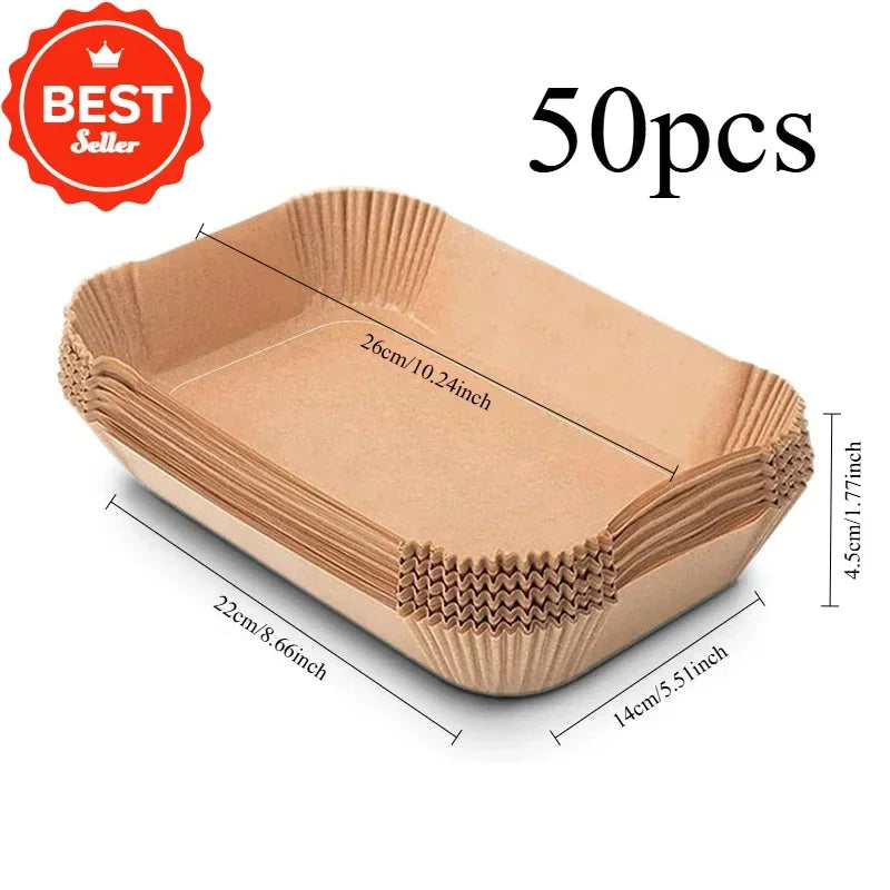 Disposable Air Fryer Paper Liners – Rectangular