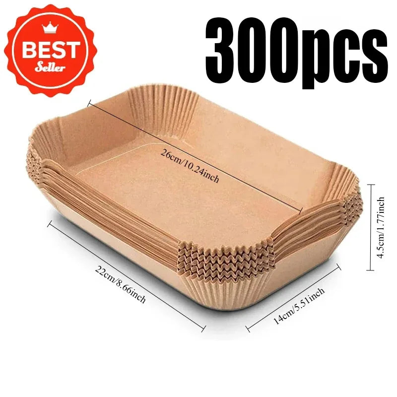 Disposable Air Fryer Paper Liners – Rectangular