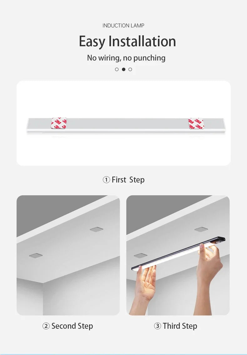 USB-C Rechargeable Motion Sensor Cabinet Light