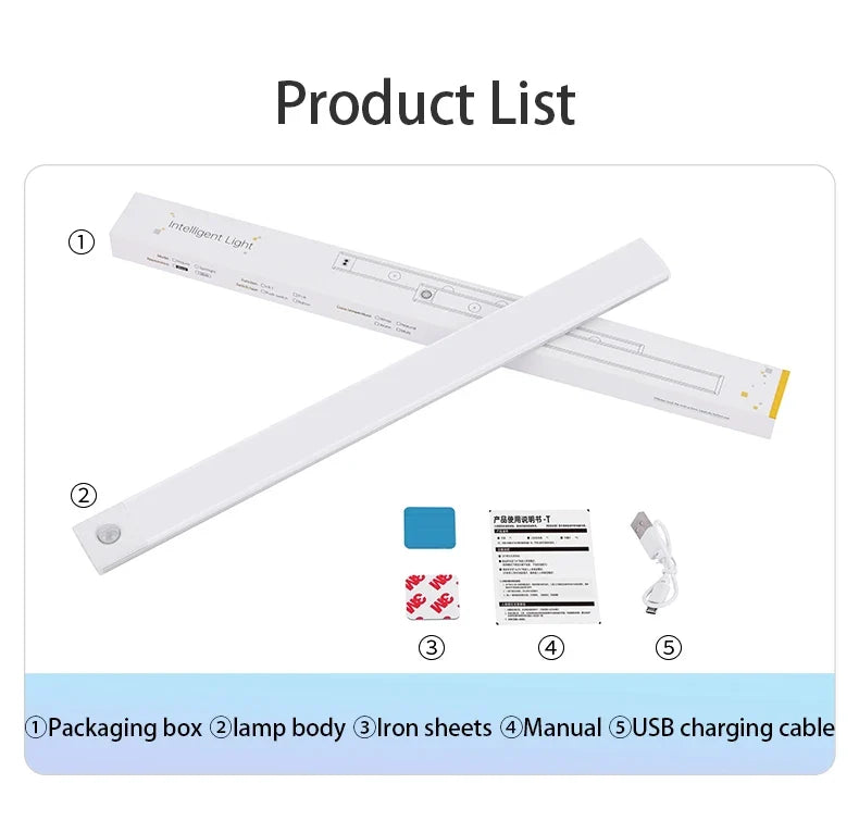USB-C Rechargeable Motion Sensor Cabinet Light