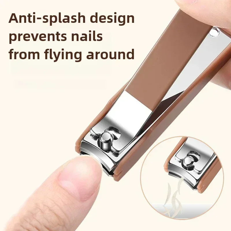 GeToday Stainless Steel Manicure Kit – Brown Case