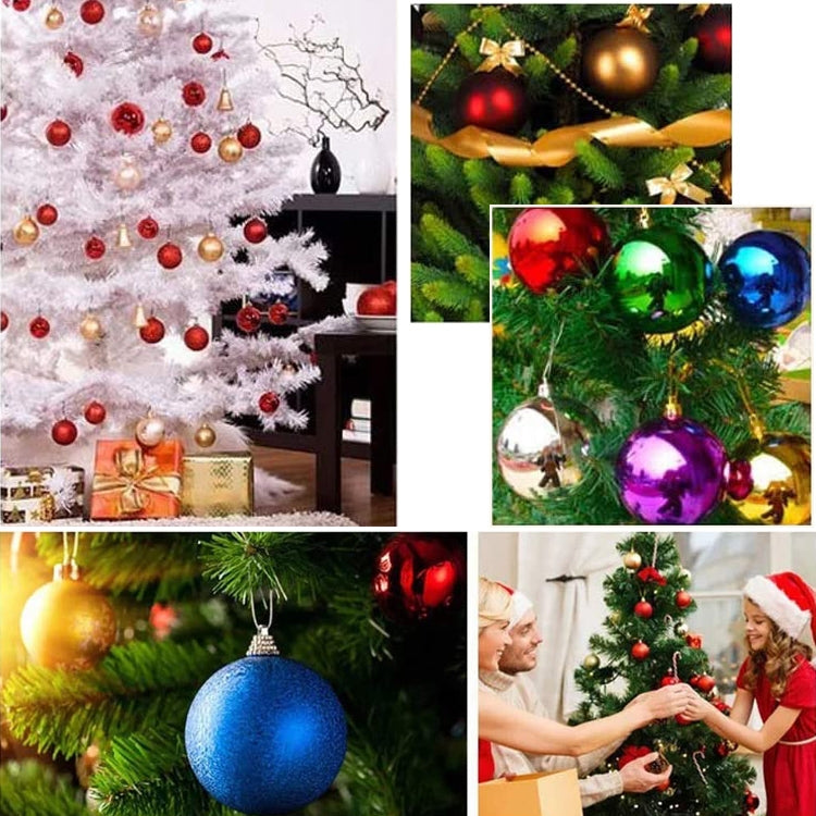 Mini Christmas Tree Baubles – 24-Pack, 3cm