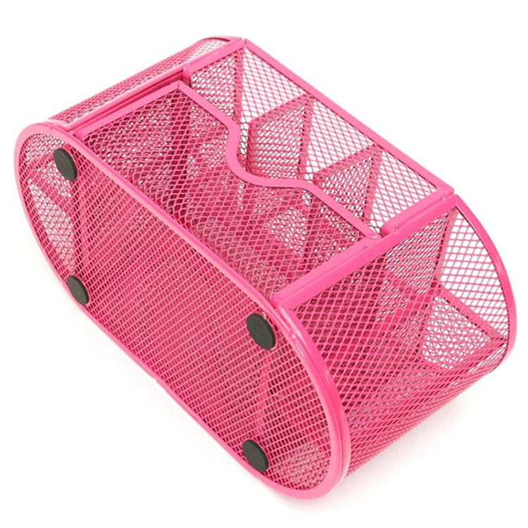 9-Compartment Metal Mesh Desk Organiser – Black