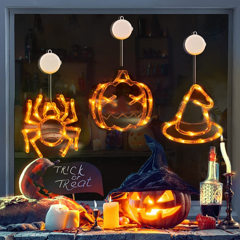 Halloween LED Hanging Window Light