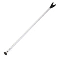 Adjustable door security bar for hinged and sliding doors