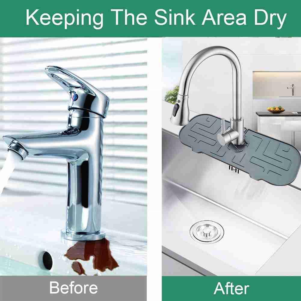Silicone Tap Splash Guard Mat