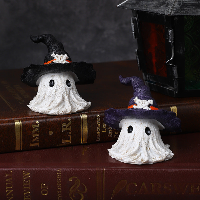 Halloween Wizard Hat Resin Ornament