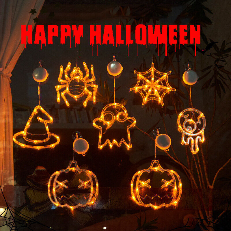 Halloween LED Hanging Window Light