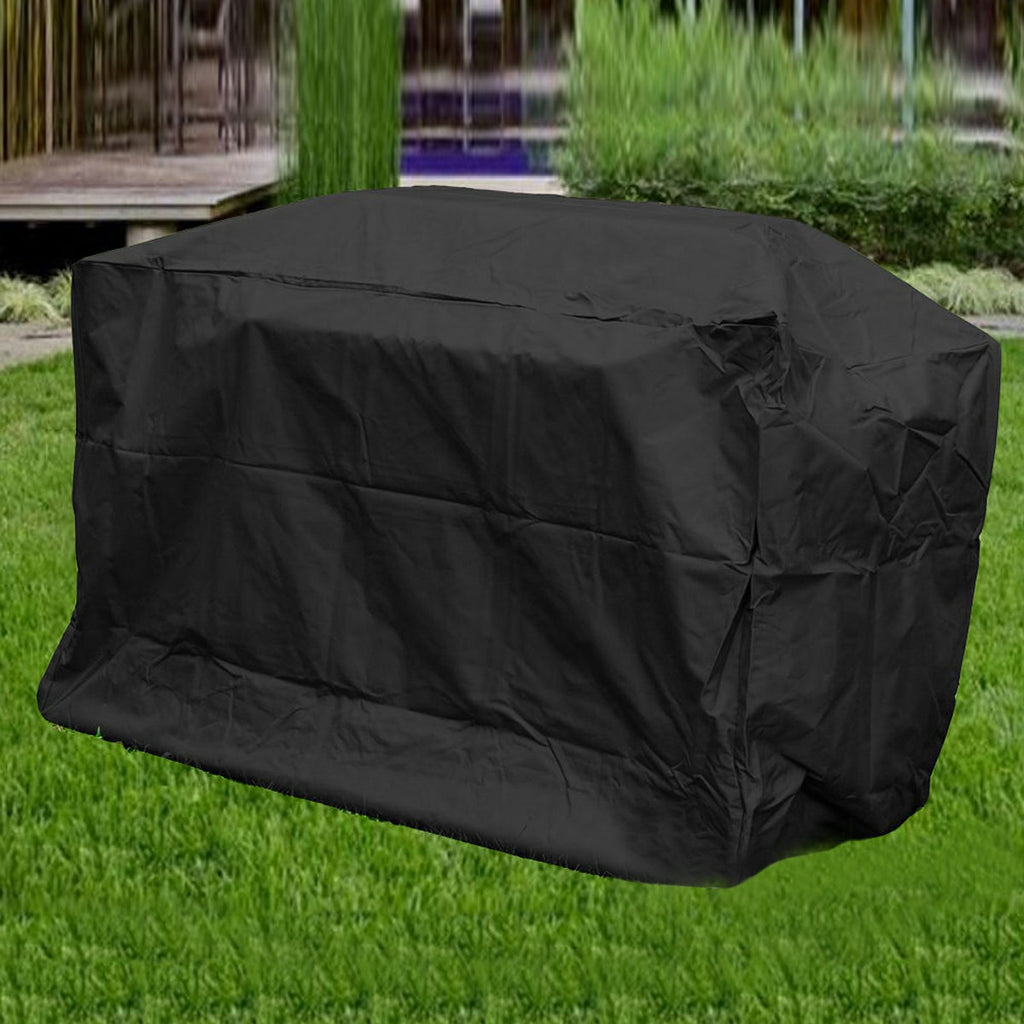 Black waterproof BBQ cover 190 x 71 x 117cm