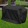 Black waterproof BBQ cover 190 x 71 x 117cm