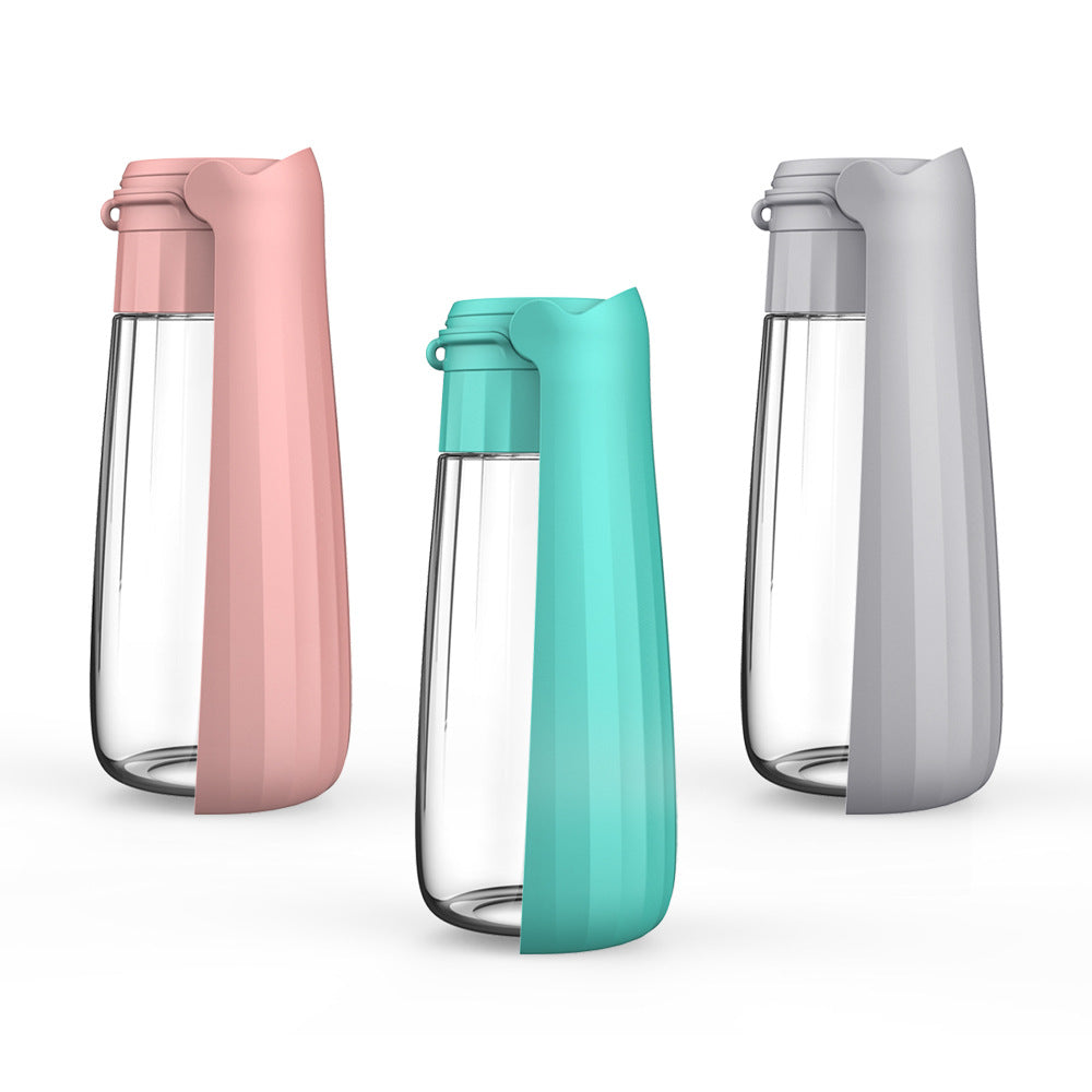 Portable Dog Water Bottle with Cup – 450ml / 550ml