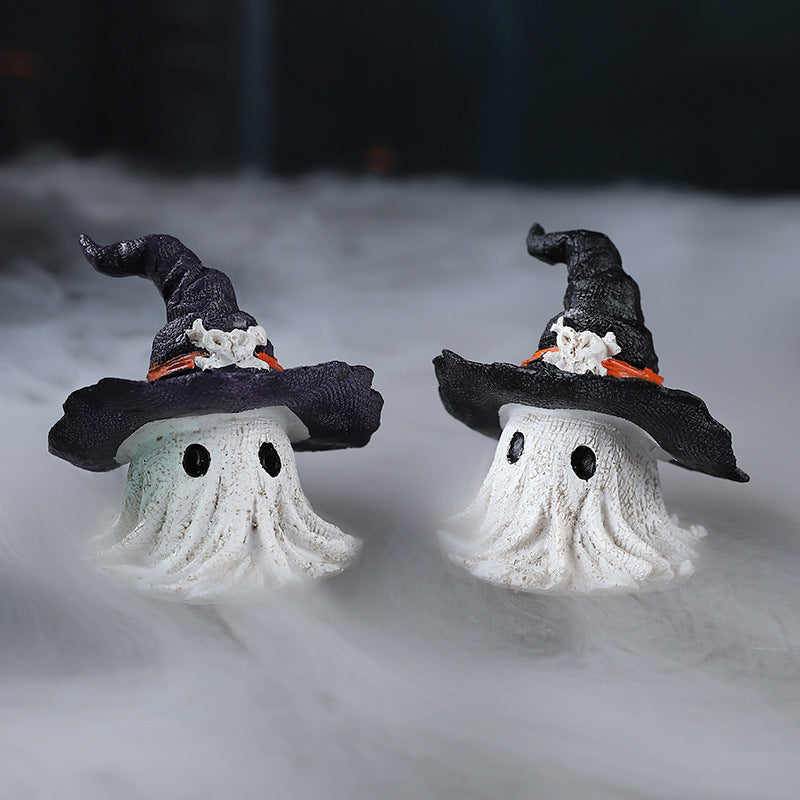 Halloween Wizard Hat Resin Ornament