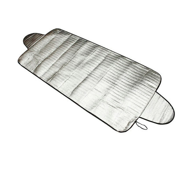 Car Windscreen Frost & Sun Cover – Silver 150 × 70cm