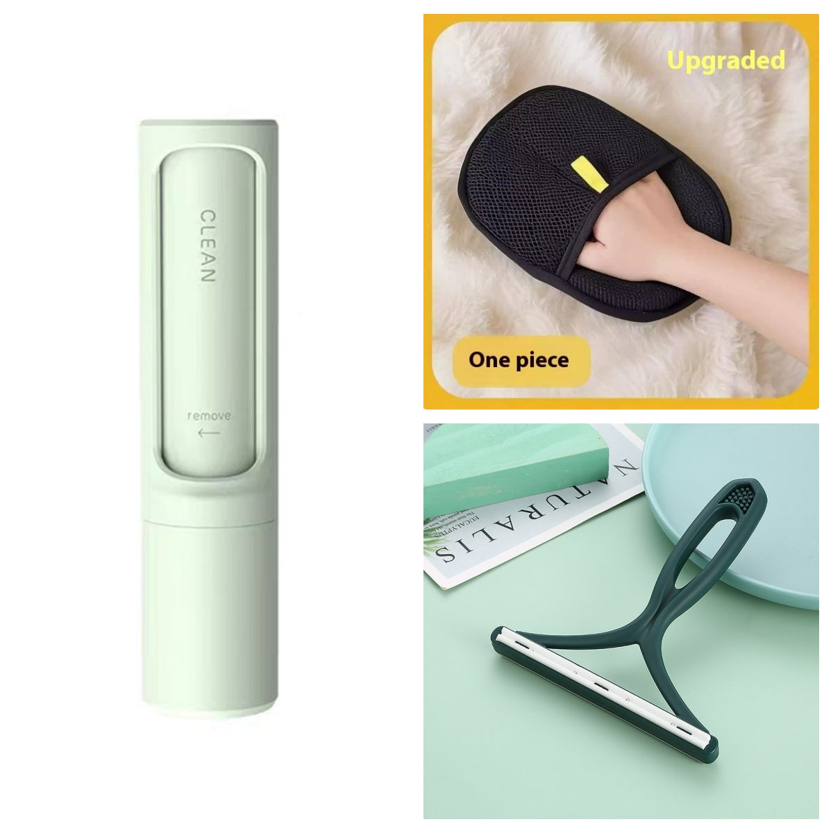 2-in-1 Reusable Pet Hair Remover Brush