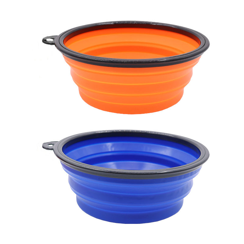Collapsible pet travel bowl