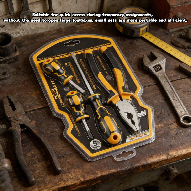 Pliers and screwdriver DIY hand tool set
