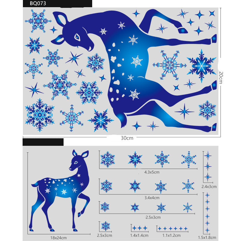 Christmas Window & Wall Stickers – Festive Design Options