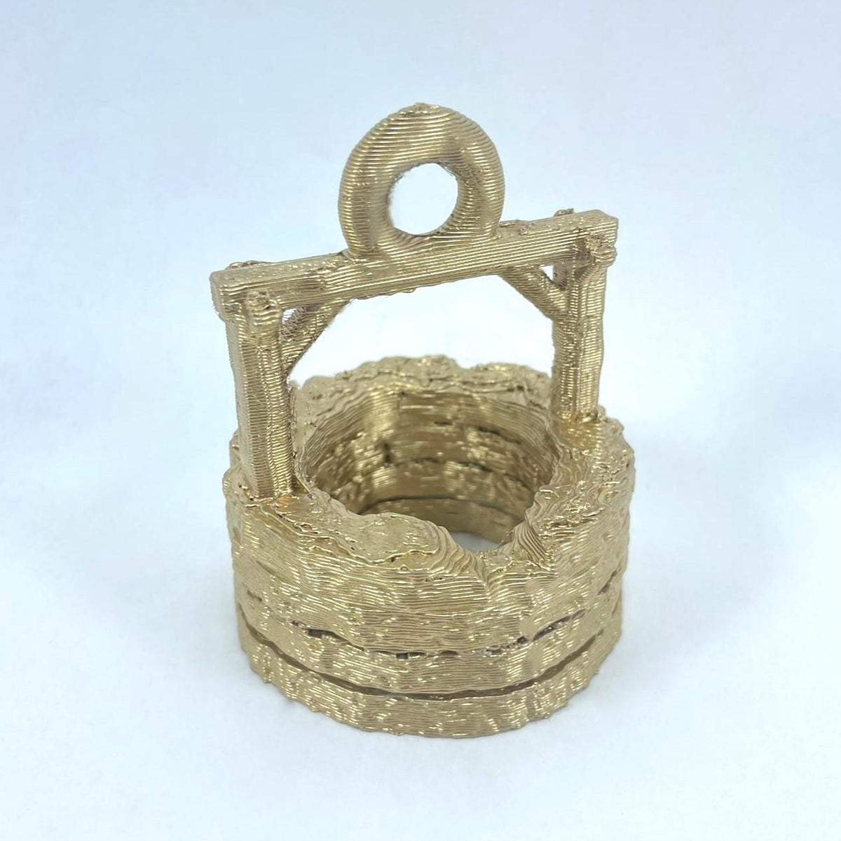 Wishing Well Christmas Tree Ornament – Gold or Silver