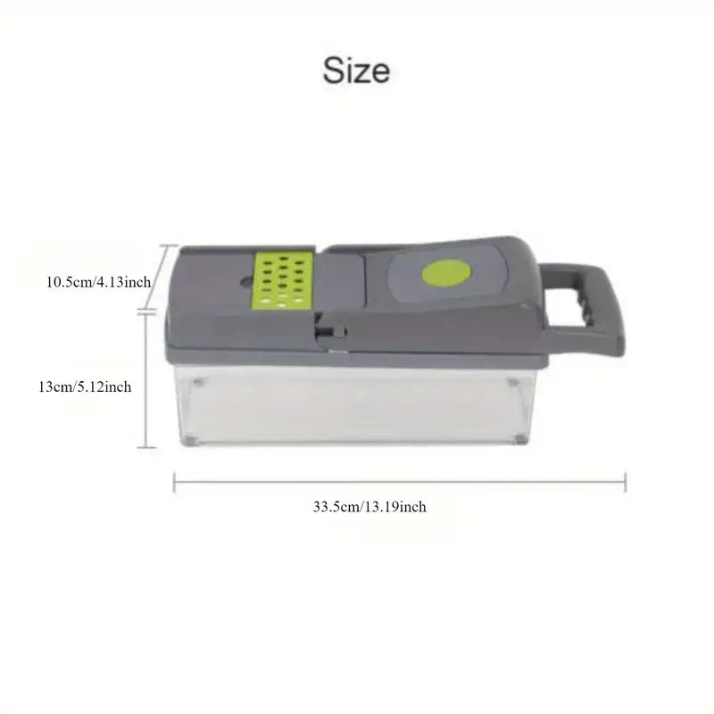 GeToday 15-in-1 Manual Vegetable Chopper & Slicer