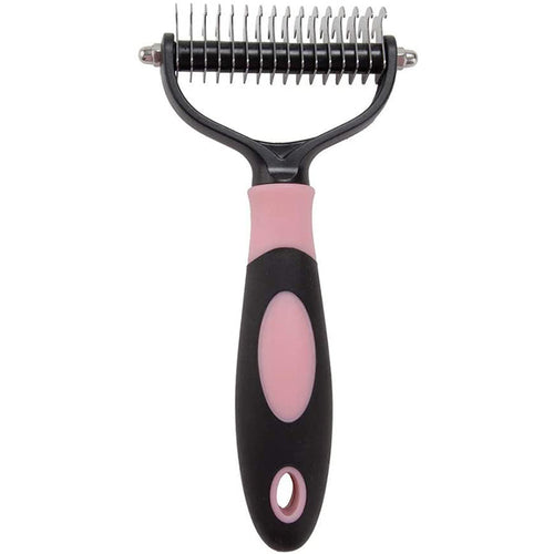 Double-sided pet deshedding trimmer for cats and dogs