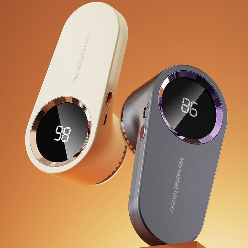 USB-C Rechargeable Fabric Shaver with LED Display