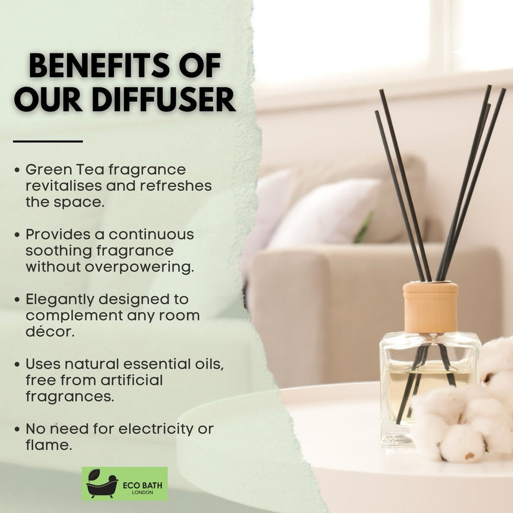 Eco Bath Green Tea Reed Diffuser – 100ml