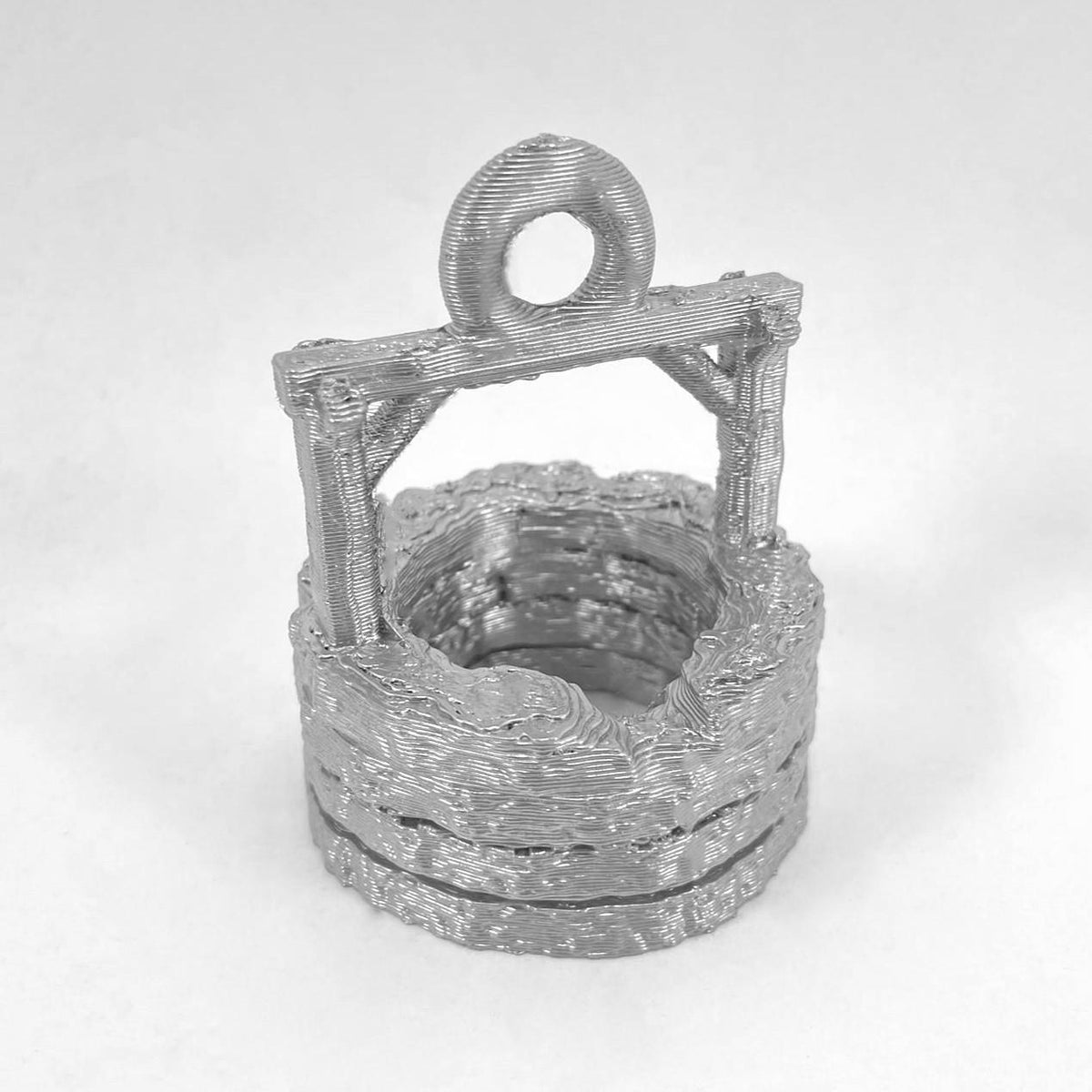 Wishing Well Christmas Tree Ornament – Gold or Silver