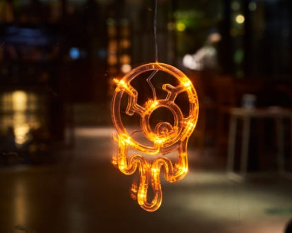 Halloween LED Hanging Window Light