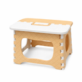 Yellow folding step stool