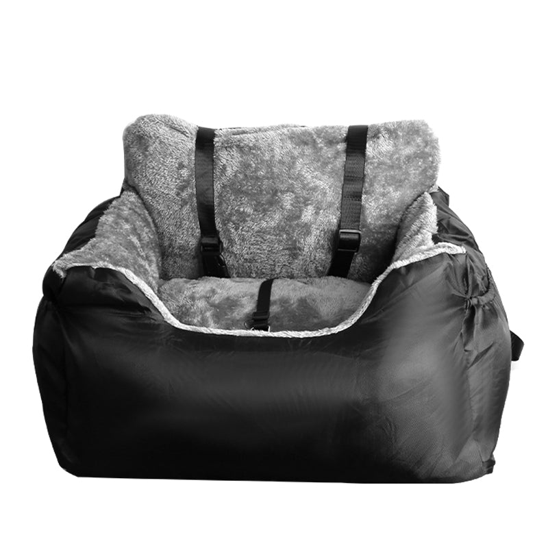 Black pet car booster seat