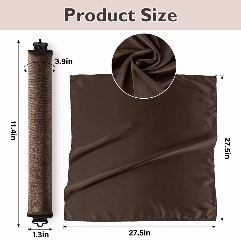 Posicurly Heatless Hair Curlers with Satin Scarf – Set of 6