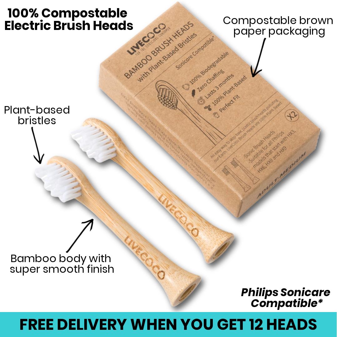 Eco Toothbrush Heads – Philips Sonicare Compatible