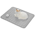Grey XL self-cooling pet mat for cats and dogs